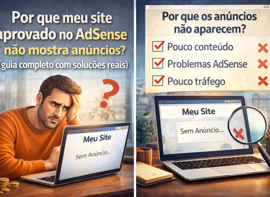 Por que meu site aprovado no AdSense não mostra anúncios? (guia completo com soluções reais)