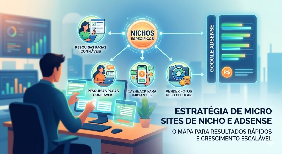 Como ganhar dinheiro criando micro sites de nicho com AdSense (guia completo para iniciantes)